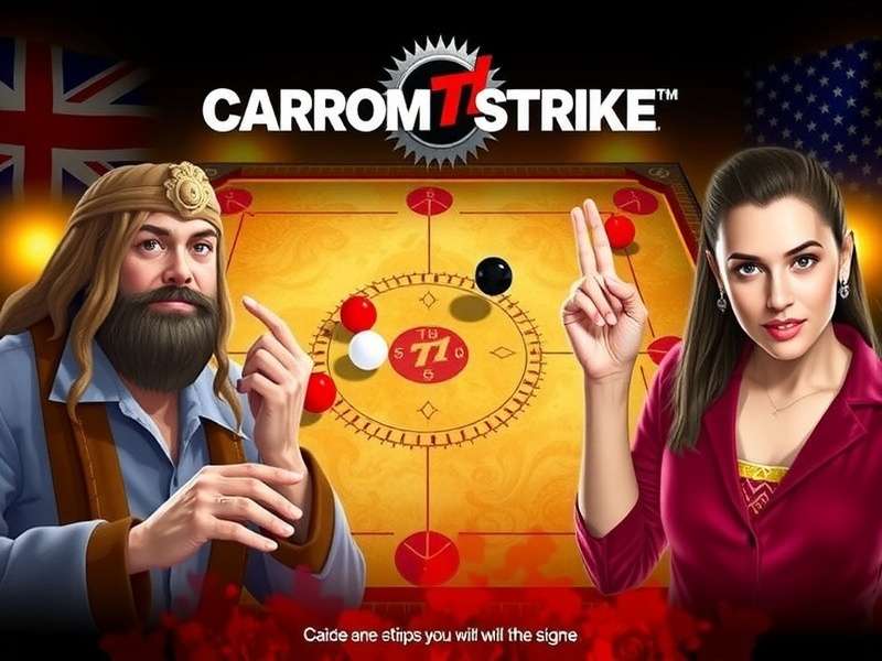 Traditional Carrom Board Layout Carrom Strike Game Board