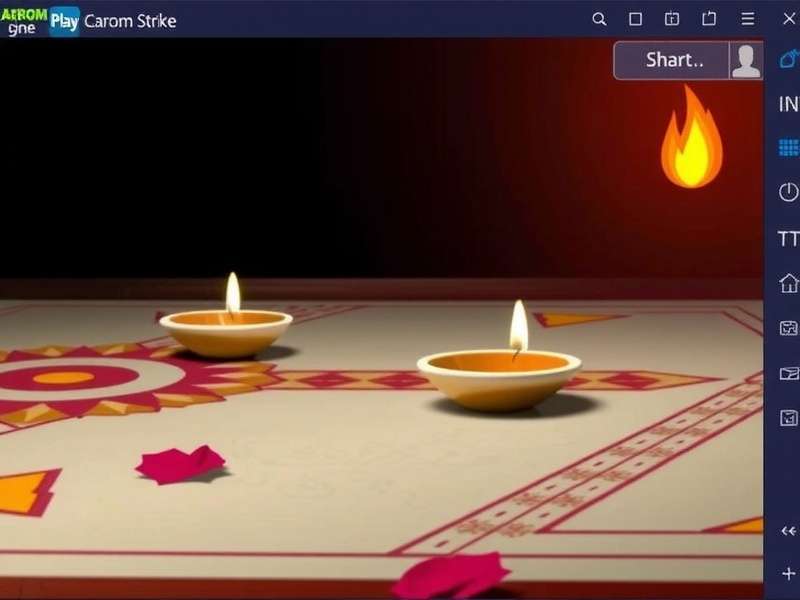 Carrom Strike Diwali Edition Diwali Themed Carrom Board